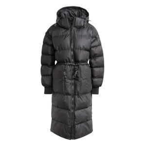 ADIDAS BY STELLA MCCARTNEY Zimný kabát 'Long Padded Winter'  čierna / biela