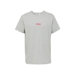 LEVI'S ® Tričko  sivá melírovaná / červená / biela