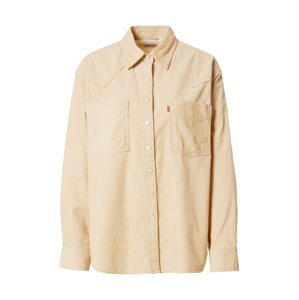 LEVI'S ® Blúzka 'Donovan Western Shirt'  svetlobéžová / červená / biela