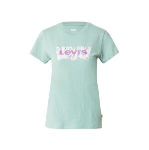 LEVI'S ® Tričko 'The Perfect'  svetlozelená / fialová / šedobiela