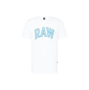 G-Star RAW Tričko 'University'  modrá / biela