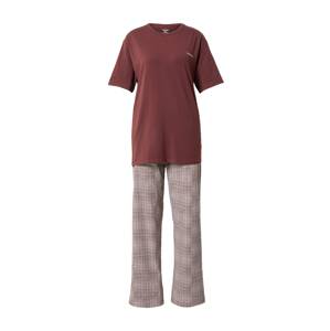 Calvin Klein Underwear Pyžamo  fialová / burgundská