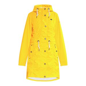 Schmuddelwedda Funkčný kabát  žltá / svetlosivá / čierna / biela