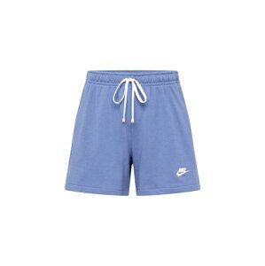 Nike Sportswear Nohavice 'Club'  dymovo modrá / biela