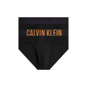 Calvin Klein Underwear Nohavičky  tmavofialová / oranžová / čierna
