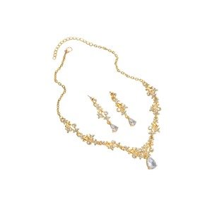 SOHI Sada šperkov 'Sho Guinevere'  zlatá / priehľadná