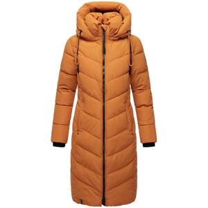 NAVAHOO Zimný kabát 'Sahnekatzii XIV'  mandarínková