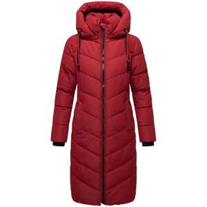 NAVAHOO Zimný kabát 'Sahnekatzii XIV'  červená / čierna