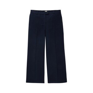 Tom Tailor Women + Nohavice s pukmi  námornícka modrá / biela