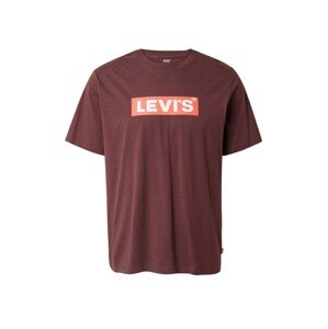 LEVI'S ® Tričko  oranžová / burgundská / biela
