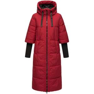 NAVAHOO Zimný kabát 'Ciao Miau XIV'  červená