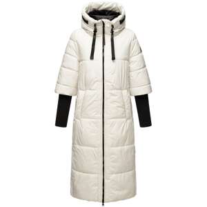 NAVAHOO Zimný kabát 'Ciao Miau XIV'  biela