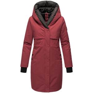 NAVAHOO Funkčný kabát 'Snowelf'  karmínovo červená / čierna