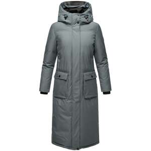 NAVAHOO Zimný kabát 'Wolkenfrost XIV'  modrosivá