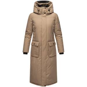 NAVAHOO Zimný kabát 'Wolkenfrost XIV'  béžová