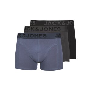 JACK & JONES Boxerky 'SHADE'  námornícka modrá / antracitová / tmavosivá / čierna