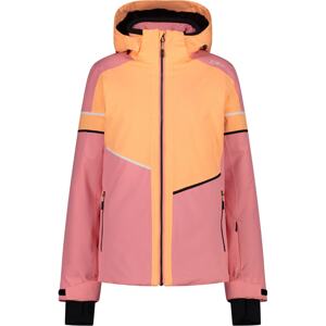 CMP Športová bunda  oranžová / ružová / čierna