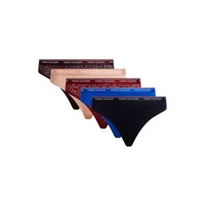 Tommy Hilfiger Underwear Tangá  béžová / modrá / červená / čierna
