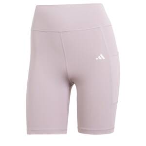ADIDAS PERFORMANCE Športové nohavice 'Optime'  pastelovo fialová / biela