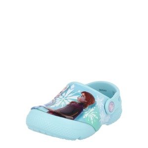 Crocs Otvorená obuv 'Disney Frozen II'  svetlomodrá / hnedá / orgovánová / biela