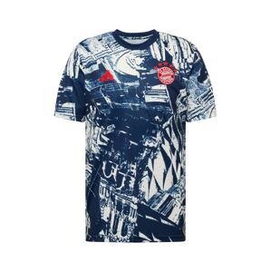 ADIDAS PERFORMANCE Funkčné tričko 'FC Bayern München Pre-Match'  námornícka modrá / červená / šedobiela