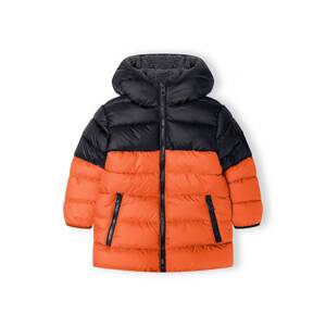 MINOTI Zimná bunda  oranžová / čierna