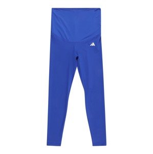 ADIDAS PERFORMANCE Športové nohavice 'Essentials'  modrá / biela