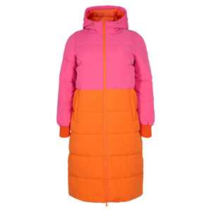 Zizzi Zimný kabát 'CAPEACHY'  oranžová / ružová