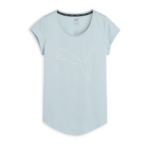 PUMA Funkčné tričko 'HEATHER'  pastelovo modrá / biela