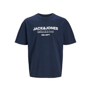 JACK & JONES Tričko 'GALE'  námornícka modrá / biela