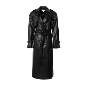 TOPSHOP Prechodný kabát  čierna