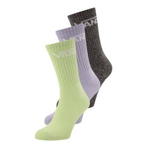 VANS Ponožky 'CLASSIC'  čadičová / svetlozelená / levanduľová / biela