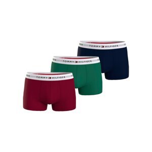 Tommy Hilfiger Underwear Boxerky 'Essential'  tmavomodrá / zelená / červená / biela