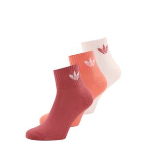 ADIDAS ORIGINALS Ponožky  svetlobéžová / koralová / burgundská