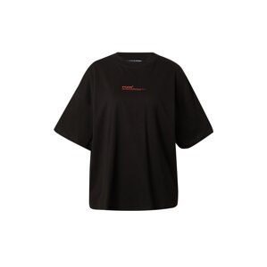 Pegador Oversize tričko 'NAVISK'  červená / čierna
