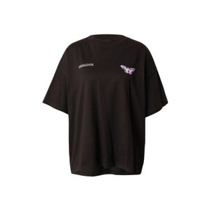 Pegador Oversize tričko 'EIRA'  fialová / čierna / biela