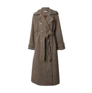 Gina Tricot Zimný kabát  béžová / hnedá / čierna