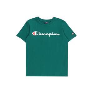 Champion Authentic Athletic Apparel Tričko  námornícka modrá / tmavozelená / jasne červená / biela