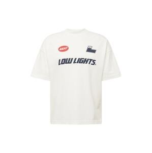 Low Lights Studios Tričko 'Rally'  nebielená / námornícka modrá / červená