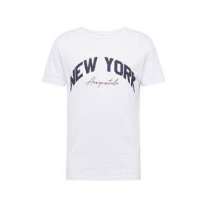 AÉROPOSTALE Tričko 'NEW YORK'  hnedá / čierna / biela