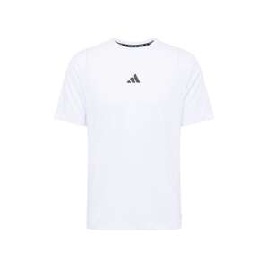ADIDAS PERFORMANCE Funkčné tričko  kaki / čierna / biela