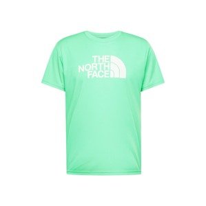 THE NORTH FACE Funkčné tričko 'REAXION EASY'  svetlozelená / biela