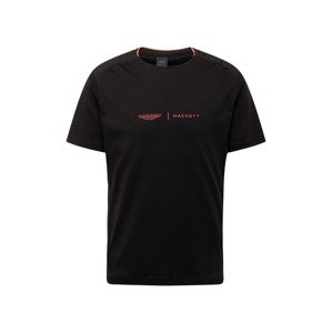Hackett London Tričko  svetločervená / čierna