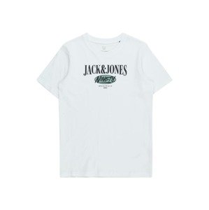 Jack & Jones Junior Tričko 'COBIN'  zelená / čierna / biela