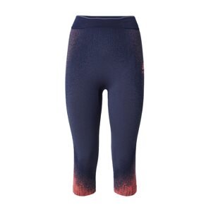 ODLO Športové nohavičky 'Blackcomb Eco'  námornícka modrá / oranžová