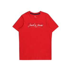 Jack & Jones Junior Tričko 'ZURI'  červená / čierna / biela