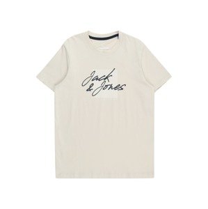 Jack & Jones Junior Tričko 'ZURI'  béžová / čierna / biela