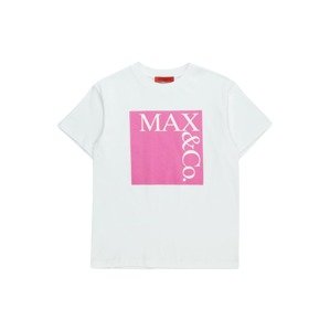 MAX&Co. Tričko  ružová / biela