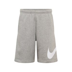 Nike Sportswear Nohavice 'Club'  sivá / biela