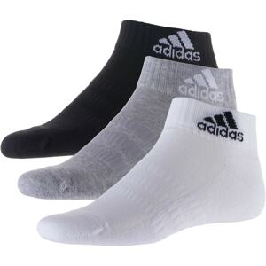 ADIDAS SPORTSWEAR Športové ponožky 'Cushioned  - '  sivá / čierna / biela